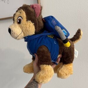 Build A Bear Paw Patrol Chase with Jet pack & outfit - Paw Patrol stuffie